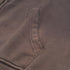 Lunar Enigma - Ultra Heavyweight Post-Apocalyptic Aesthetic Hand-Frayed Monkey Washed Zip Hoodie